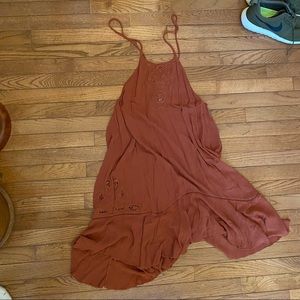 Free People flowy embroidered dress